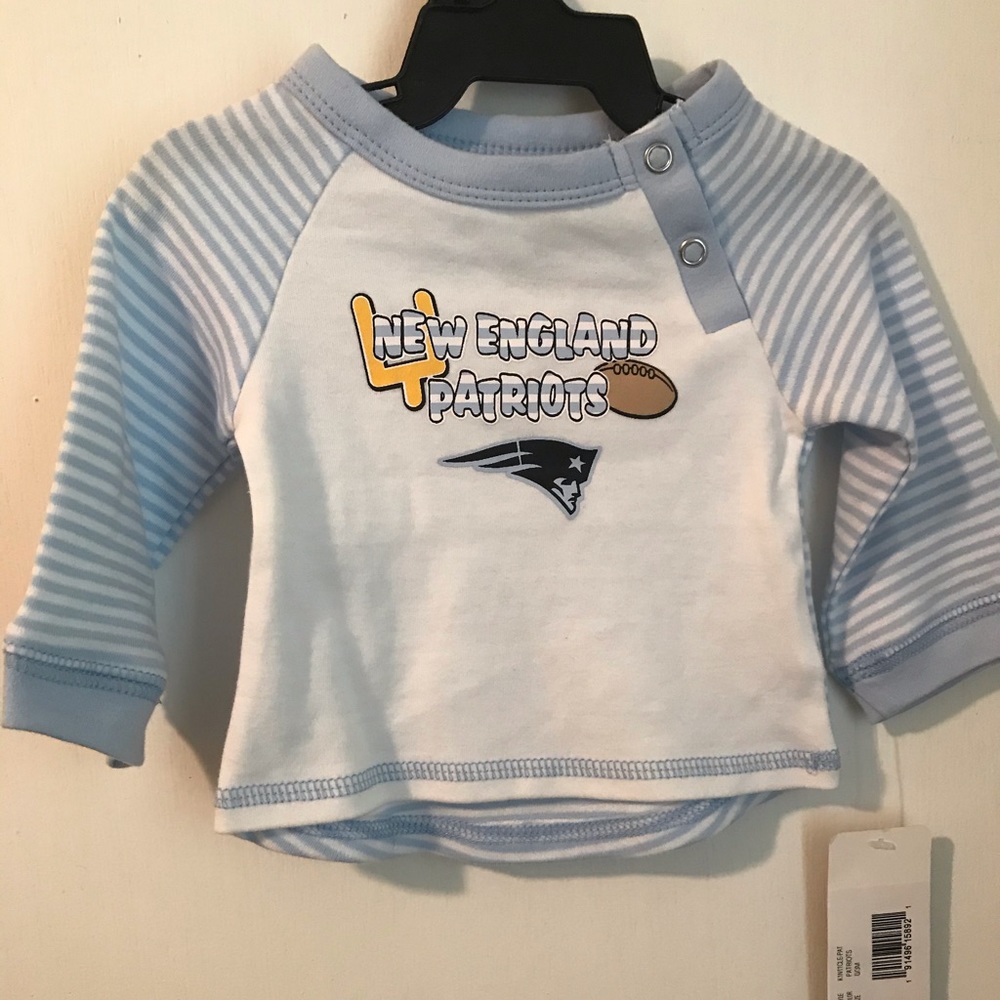 New England Patriots 0-3 month unisex shirt